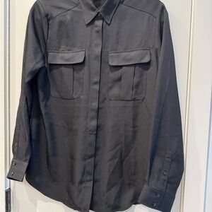 Express Black Button Down Shirt